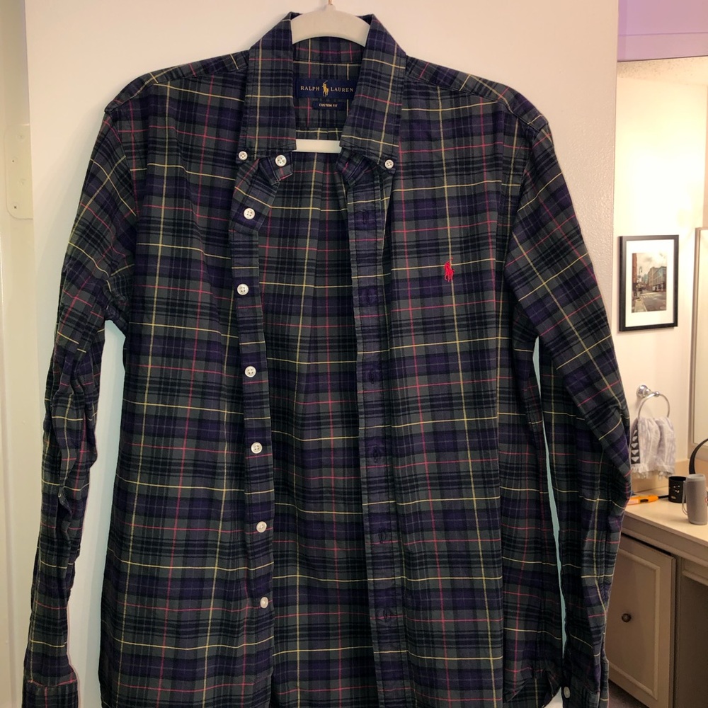 Ralph Lauren fun checkered button down